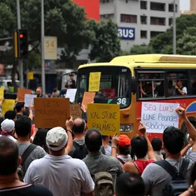 greve dos rodoviários em São Luís
