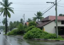 chuva e ventania em São Luís