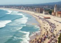 movimento nas praias de São Luís durante o feriado de Páscoa