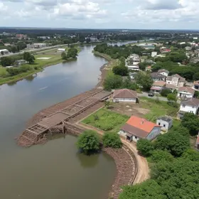 dano ambiental no Rio Chacrinha