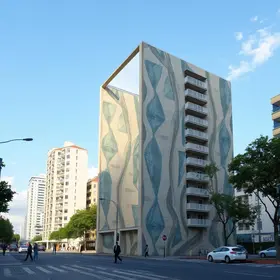 portal na entrada da Cidade Operária