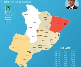 Resultados da votação para presidente em São Luís